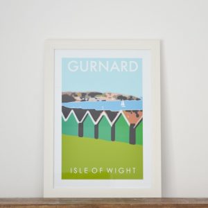 Gurnard Huts Print
